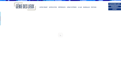 Desktop Screenshot of geniedeslieux.com